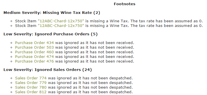 Excise-Footnotes
