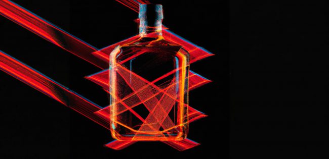 DALL·E 2023-12-05 14.20.16 – create a futuristic whiskey bottle and a background