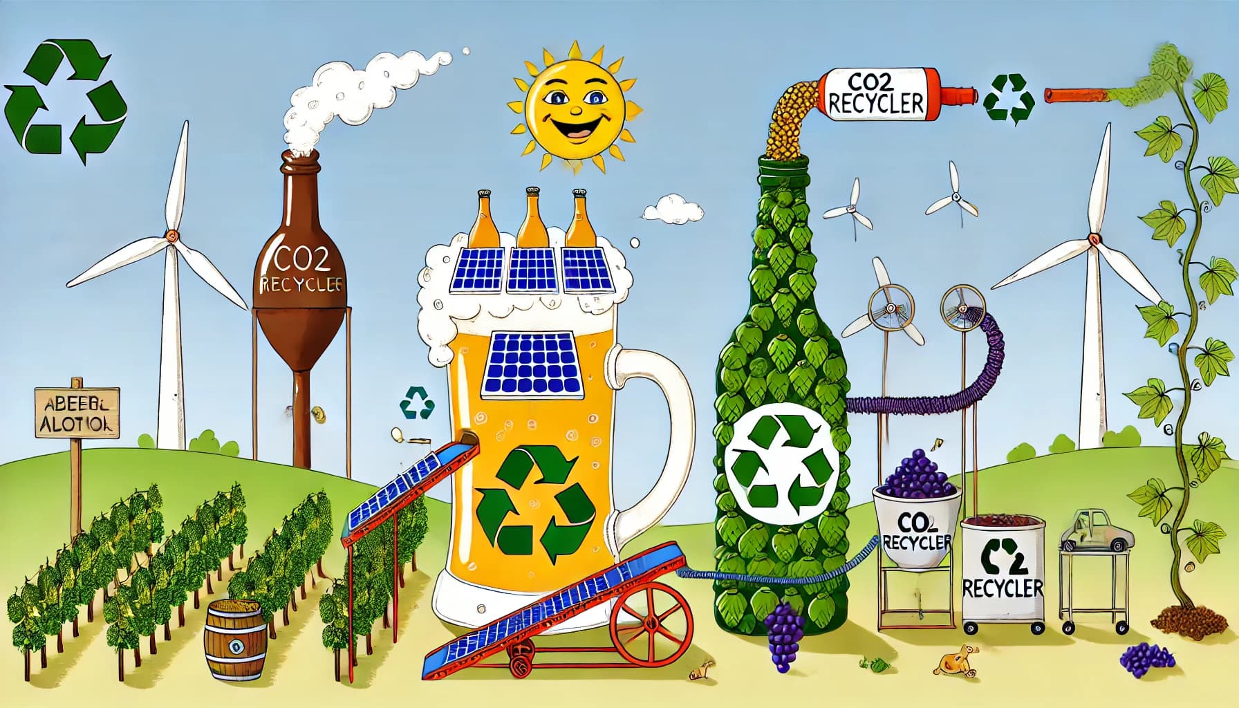zero waste alcohol production